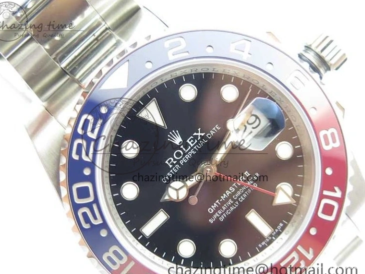 AAA Replica Watches Ceramic GMT-Master II Youthful Best Red 1:1 BLRO MAX Blue 116719 Version VRF 2795 CHS Steel SA3186 Edition 904L 1231